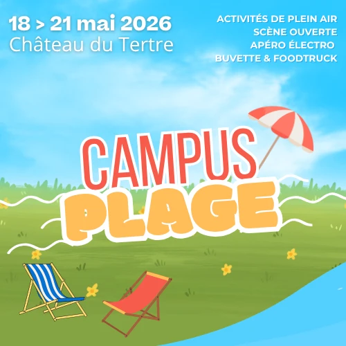 Campus plage : chill, music & fun !
