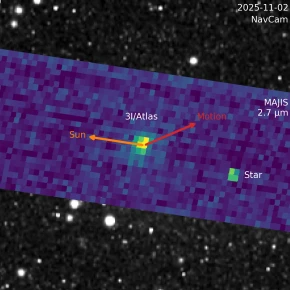 Quand l’instrument MAJIS, à bord de la mission JUICE, croise la route du voyageur interstellaire 3l/ATLAS